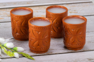 Terracotta Thandai Glass 160ml/ Lassi Glass Manufacturer