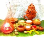 #Puja Samagri #puja utensils #clayart #earthen innovation