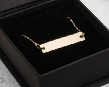 Premium Silver Bar Chain Necklace