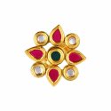 Indian Style Bollywood Kundan Crystal Adjustable Finger Ring Jewelry