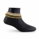 Indian Bollywood Gold Plated Faux Pearl Anklet Payal Foot Jewelry