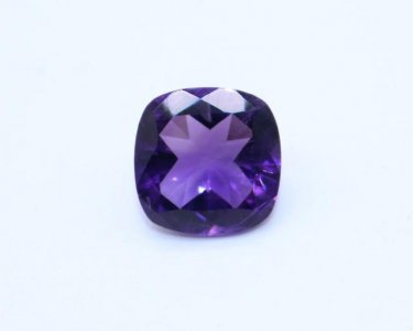 African Amethyst Cushion Faceted