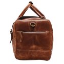 Large Genuine Leather Travel Weekender Duffel Bag - 22 inch