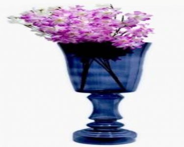 Craftfry Luxury Glass Flower Vase With Rounded Mashall Shape