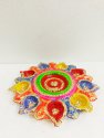 Clorful Clay Diya / Festive Decoration / Home Decor