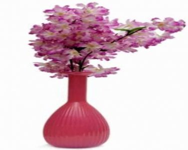 Craftfry Glass Vase (16 inch, Pink)