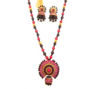 Festival Collection Terracotta Necklace sets /Handmade Jewellery