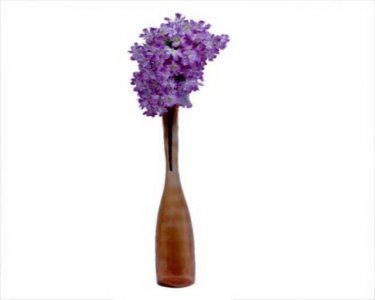 Craftfry Glass Vase (24 inch, Orange)