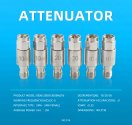 SMA coaxial fixed attenuator,DC to 6GHz,2W 20dB Attenuator