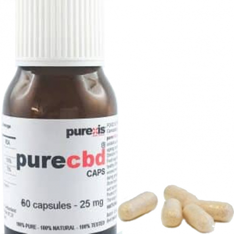 PureCBD, 25 mg CBD/caps