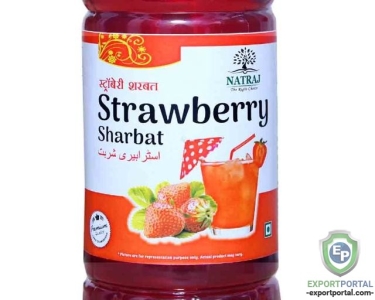 Natraj The Right Choice Strawberry Sharbat Syrupx 750 m