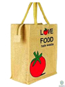 Eco Friendly multi-purpose Jute Bag with natural rope handle