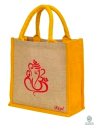 Eco Friendly multi-purpose Jute Bag with natural rope handle